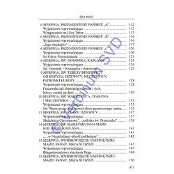 POCHYLENI NAD SŁOWEM BOŻYM. Uroczystości. Święta. Wspomnienia cz. II/lipec-grudzień