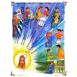 UCZYNKI MIŁOSIERDZIA WOBEC DUSZY - PLAKAT