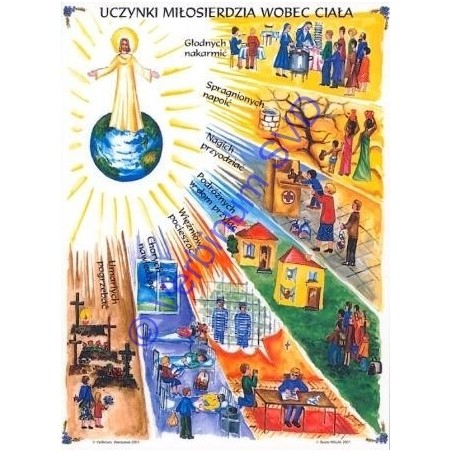 UCZYNKI MIŁOSIERDZIA WOBEC CIAŁA - PLAKAT