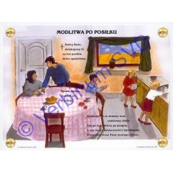MODLITWA PO POSIŁKU - PLAKAT