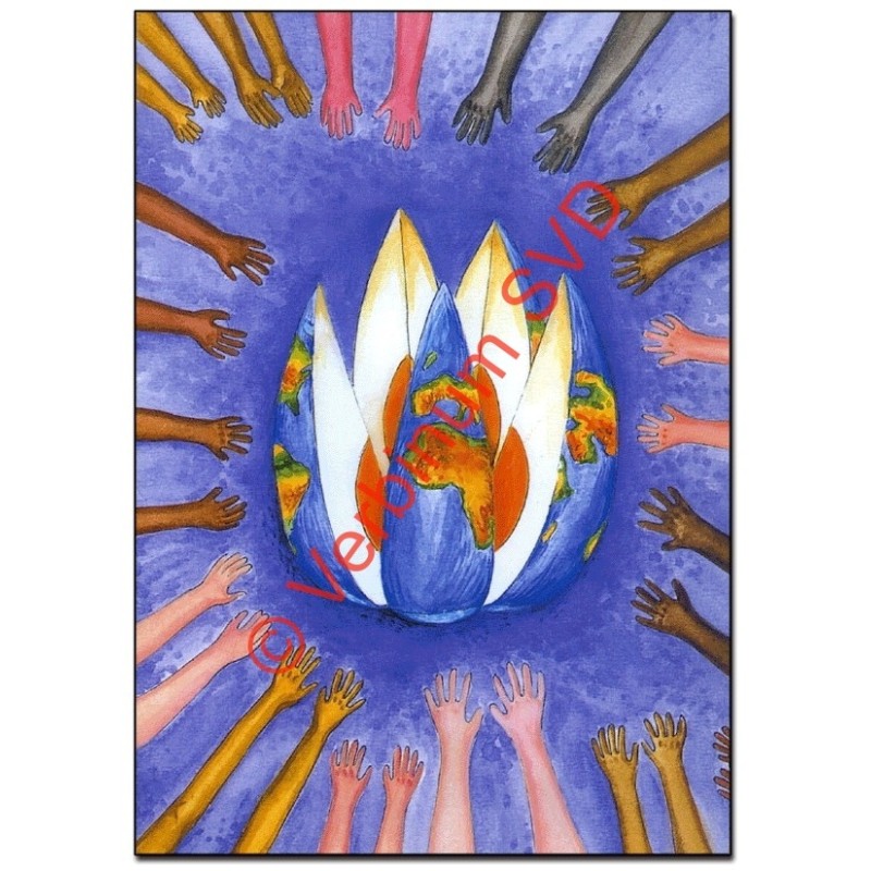 KARTKA WIELKANOCNA 04 z kopretą