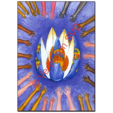 KARTKA WIELKANOCNA 04 z kopretą