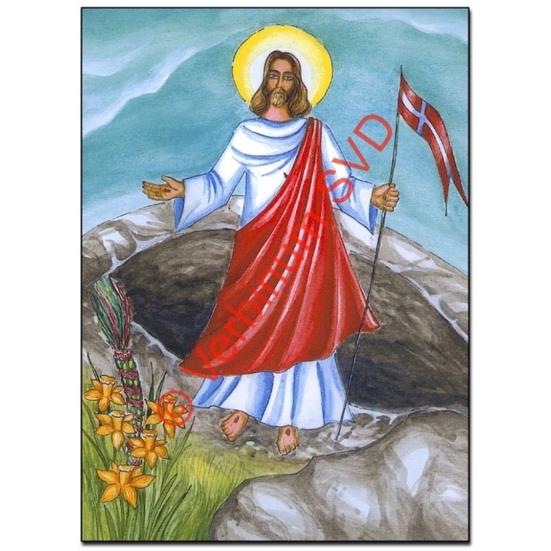 KARTKA WIELKANOCNA 03 z kopretą