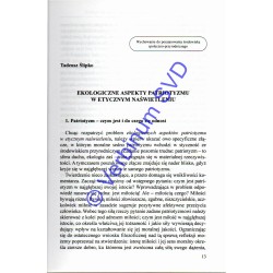 WYCHOWANIE DO POSZANOWANIA ŚRODOWISKA SPOŁECZNO-PRZYRODNICZEGO