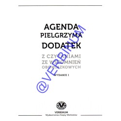 Agenda Pielgrzyma - Dodatek