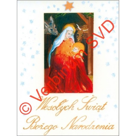 KARTKA BOŻE NARODZENIE 14 z kopertą